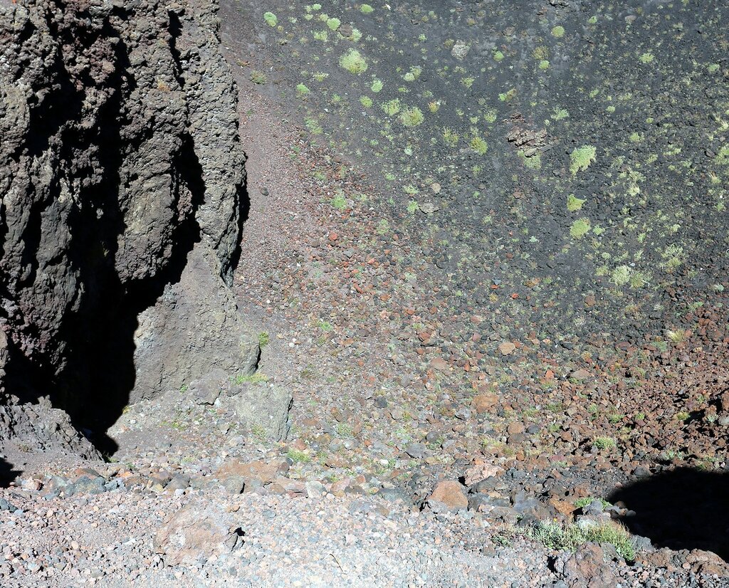 Etna. Lower crater of Silvestri Inferiore)