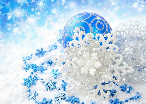 Фон для прекрасной открытки с зимними праздниками онлайн
