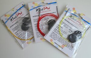 Тросики цветные для съемных спиц KnitPro
