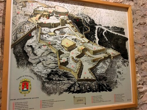 План крепости Санта-Барбара