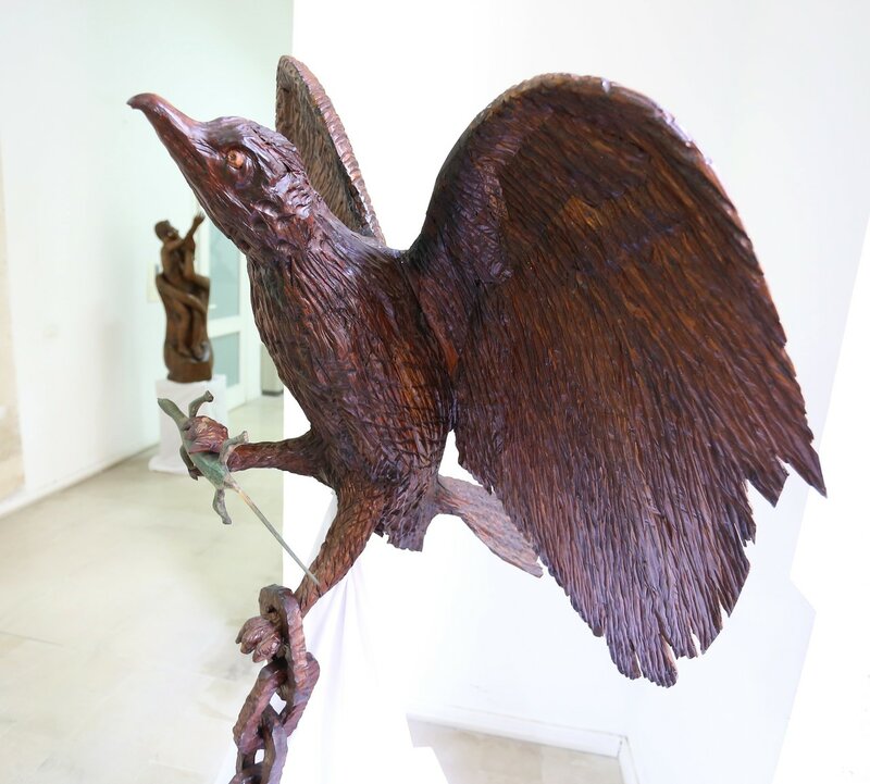 Wooden sculpture by Antonio Randazzo