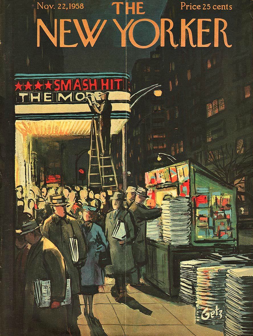 Журнал new yorker. Журнал Нью йоркер обложки. The New Yorker Getz. The New Yorker обложки. Винтажные обложки New Yorker.