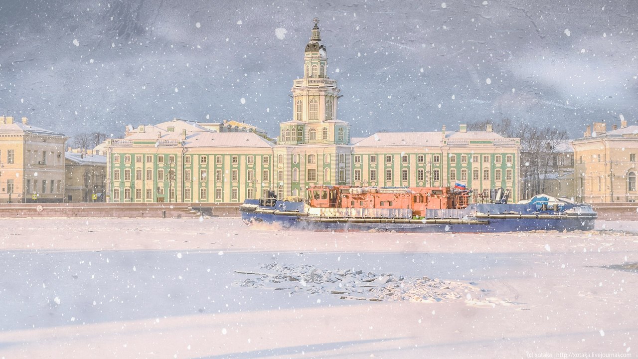 Зима в Санкт-Петербурге. Фотограф Максим Лановой