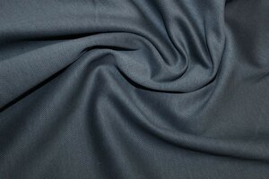 СГ083 продано  690руб-м Двойной двусторонний хлопковый  трикотаж ,одна сторона темно-синяя,другая серо-голубая,трикотаж приятный,для платьев,юбок,брюк,свитшотов,в спорт.стиле,ширина 1,70м,хлопок 100% (2).JPG