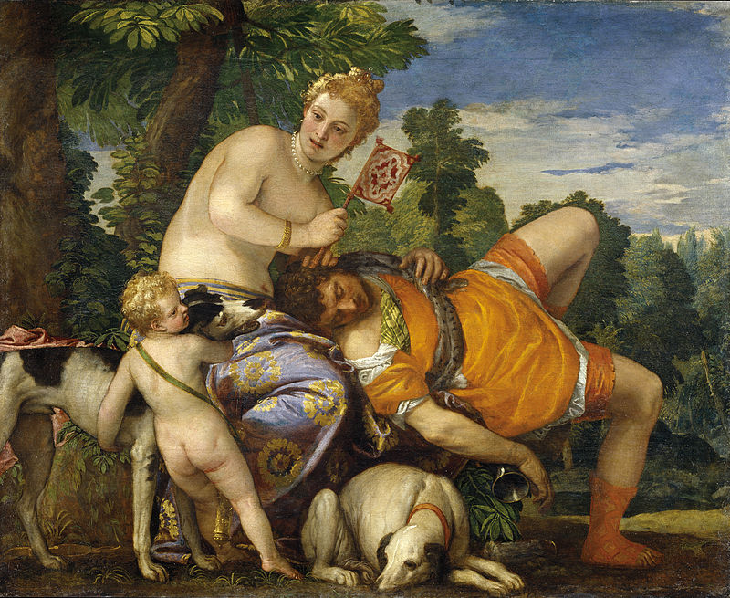 Паоло Веронезе. Венера и Адонис. 1580. Музей Прадо. Мадрид.jpg