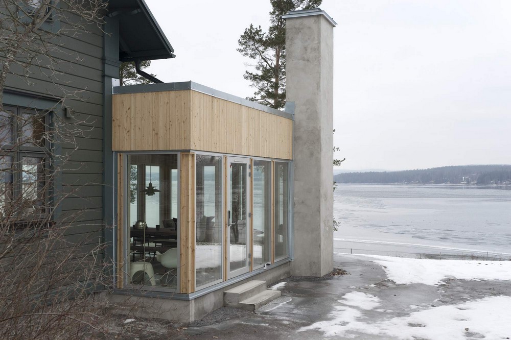 Реконструкция дома на берегу Балтийского моря в Швеции