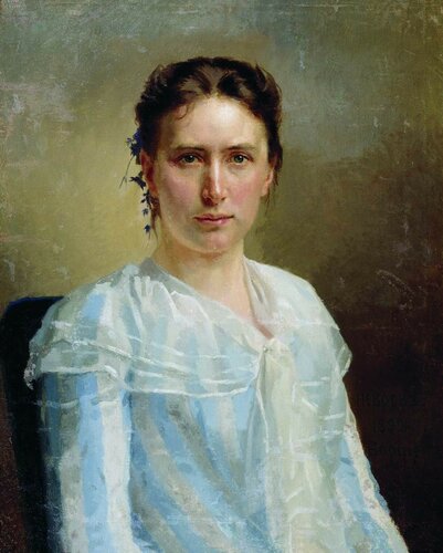 Неврев Николай Васильевич ;(1830— 1904) Женский портрет 1892