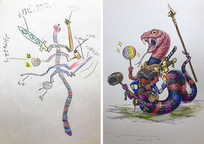 Французский художник анимирует каракули своих детей