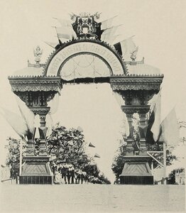  Триумфальная арка во время встречи Императора Александра III
