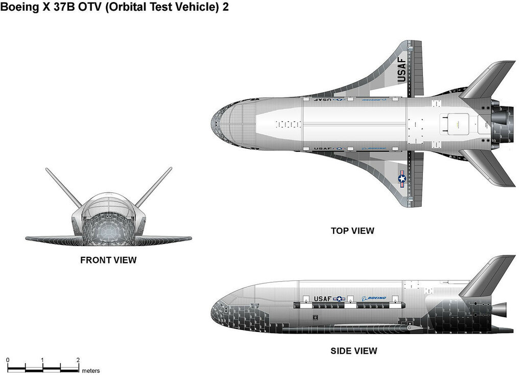 X-37B побил собственный рекорд по пребыванию на орбите космоплана, почти, полезной, нагрузки, Землю, элементы, заметно, наклонением, пребывания, орбите, миссий, полета, экспериментов, известно, нидерландскому, этого, маневровВ, орбитальных, несколько, совершил
