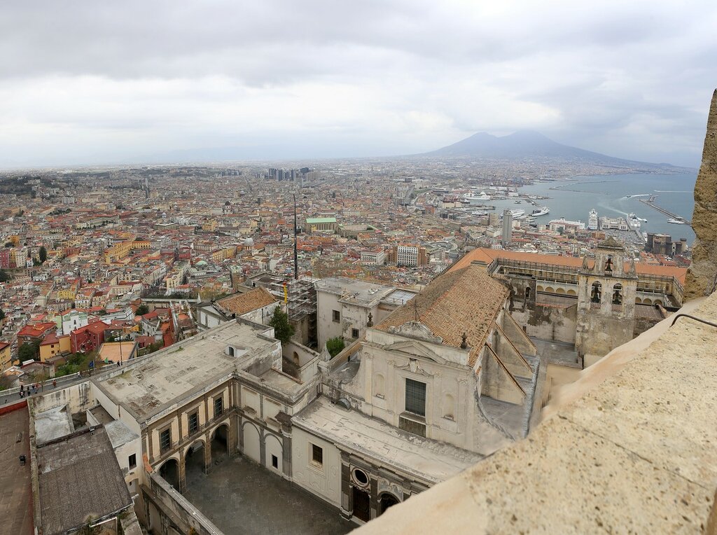 Naples. View from the castle of St. Elmo