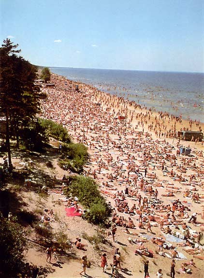 Латвийские пляжи в 90-х