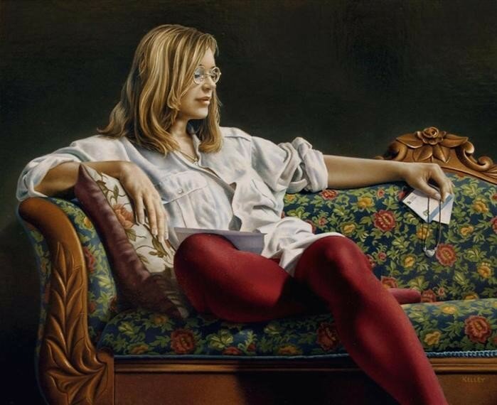 «Женский художник» Пол Келли и его нежные картины разных лет