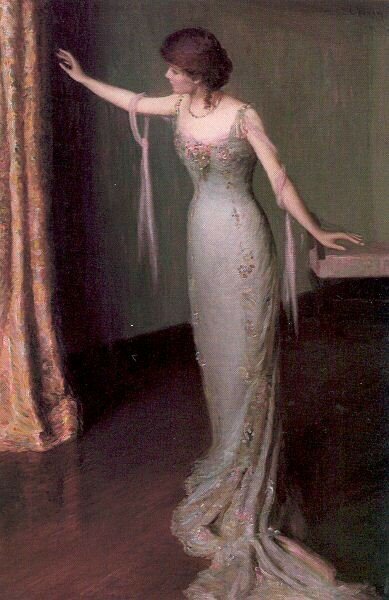 Лидия Кэбот Перри (Lilla Cabot Perry) - Девушка в длинном платье