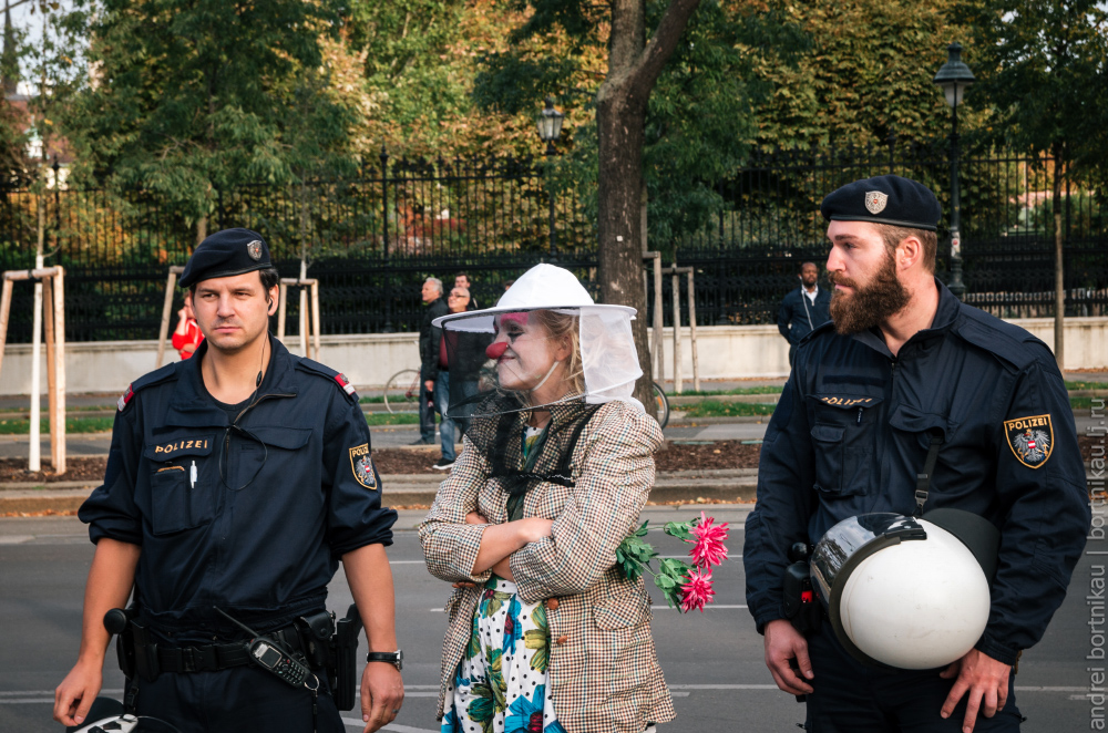 Митинг в Вене 2017, Protest against Austrian ban on full-face veil