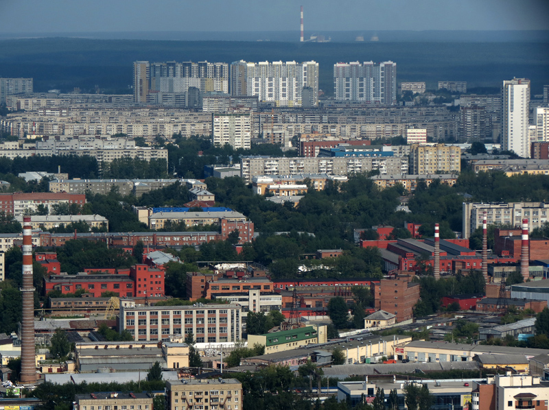 Екатеринбург. Виды с небоскрёба. 