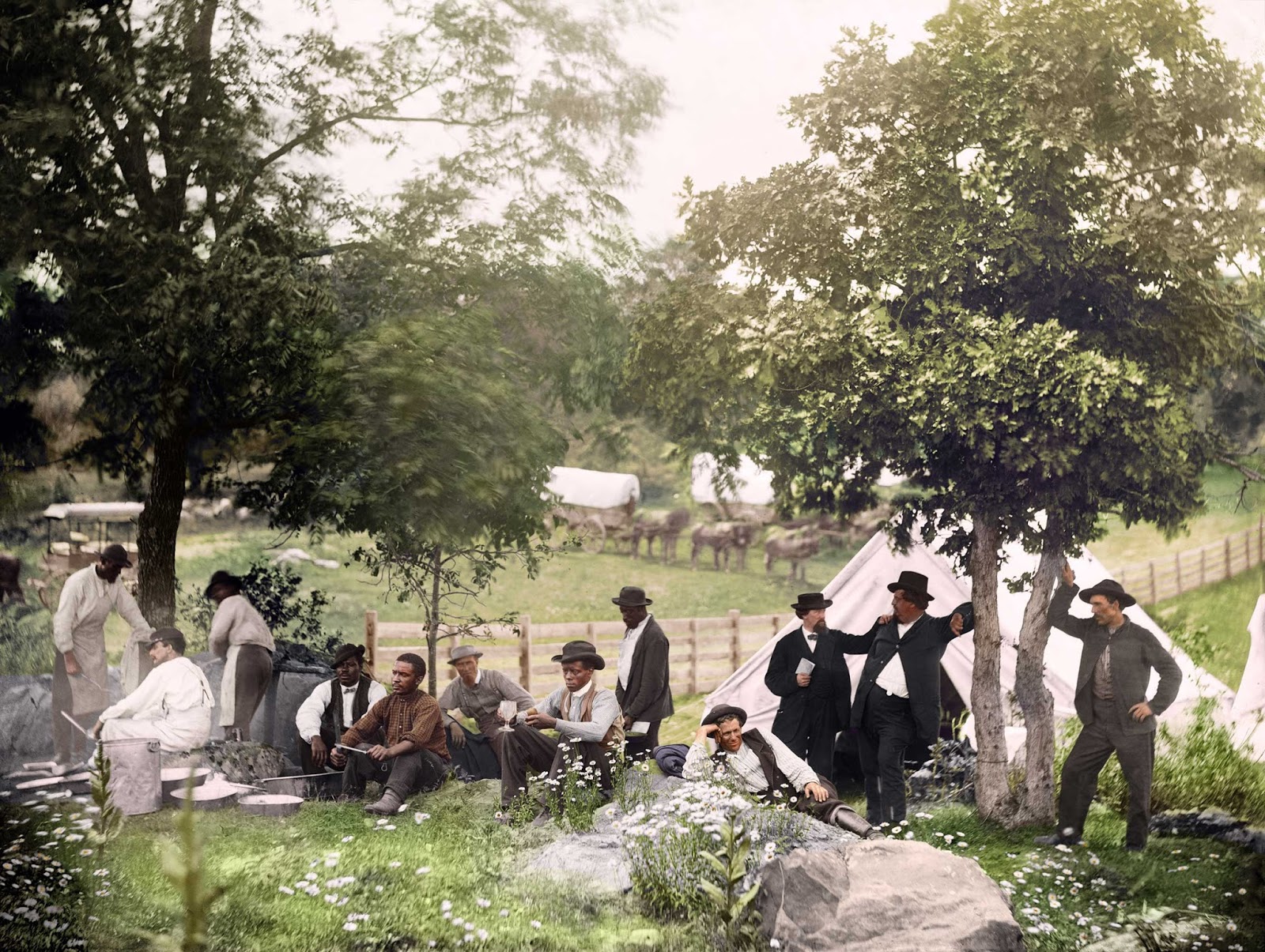 Синие и серые. ( 30 фото ) civil-war-in-color-lincoln-14.jpg