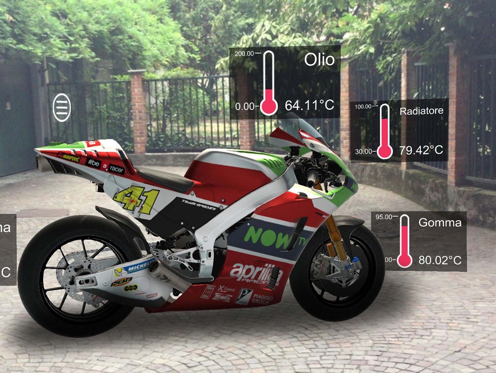 Aprilia представила шлем дополнительный реальности для механиков в MotoGP
