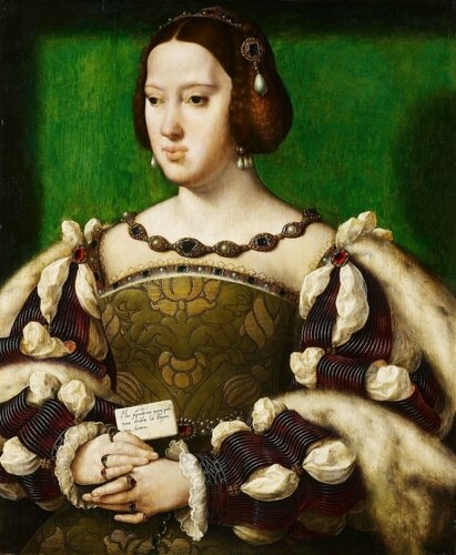 Joos van Cleve - Eleanor of Austria, Queen of France