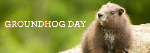 Le Jour de la marmotte Salutations Les plus beaux et colorés avec des cartes à jour de la Marmotte, le 2 février 2024
