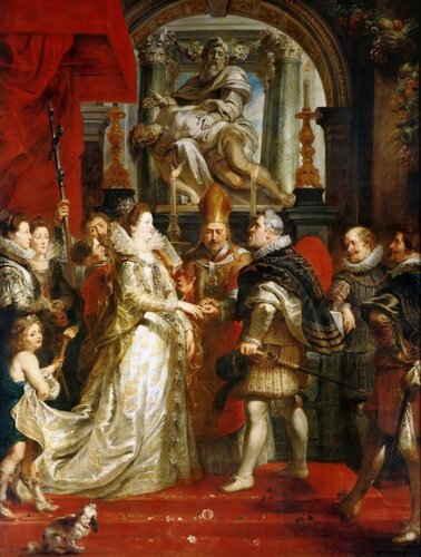 Peter Paul Rubens - Marriage of Maria de Medici and Henri IV