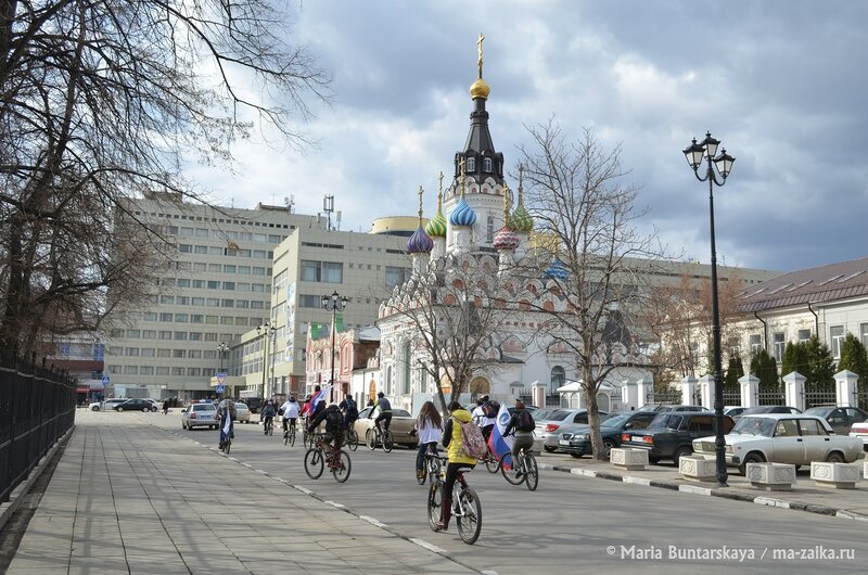 Велопробег 'Трезвая Россия', Саратов, 15 апреля 2015 года