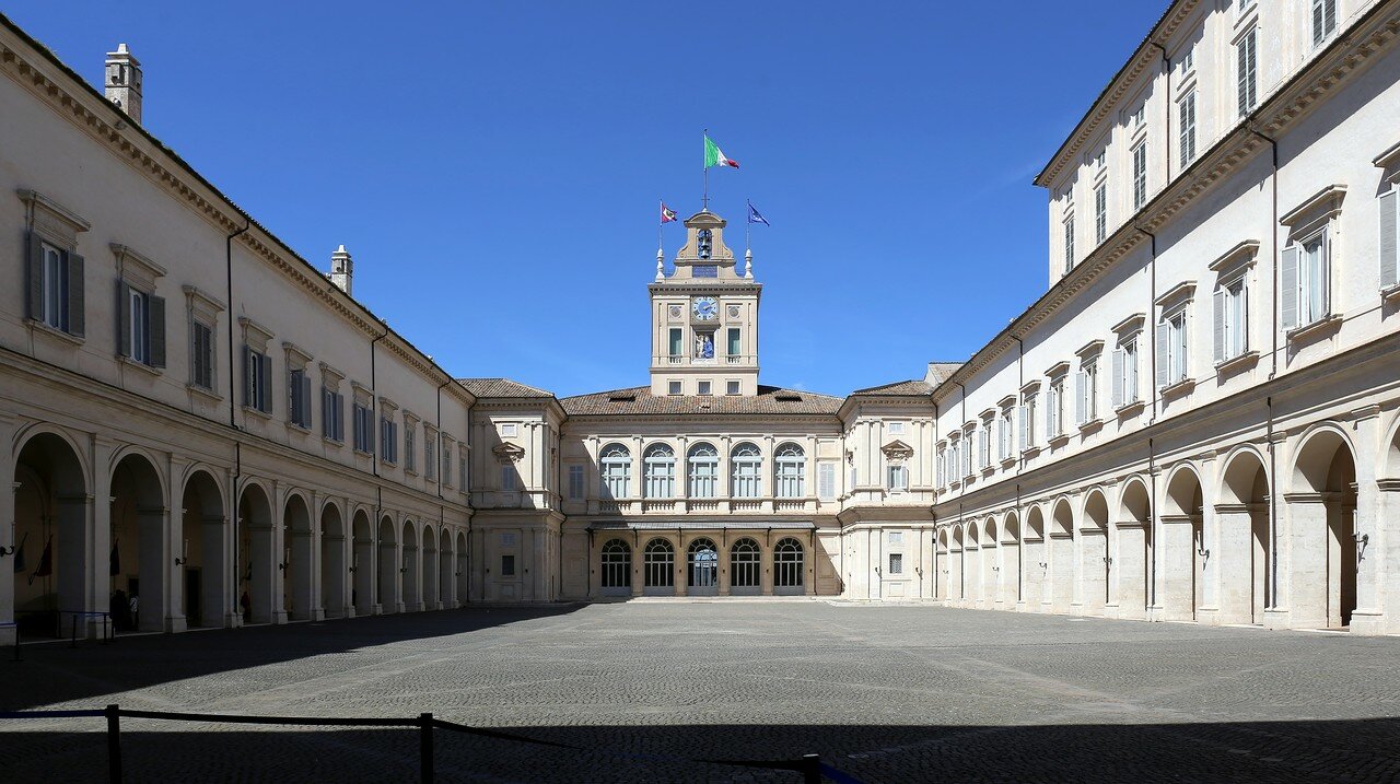 Rome. The Quirinal Palace (Palazzo del Quirinale)