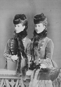 1875-1879. Александра Датская и цесаревна Мария Фёдоровна