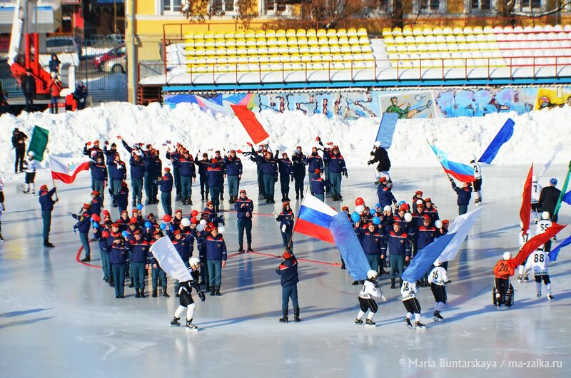 25-летие МЧС России, Саратов, стадион 'Динамо', 13 февраля 2015 года