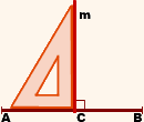 Перпендикуляр тупого угла треугольника