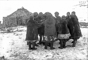 Игры оленных коряков, Сибирь, 1901