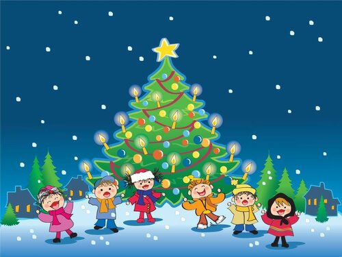 Une délicieuse carte de voeux «joyeux noël» - Gratuites de belles animations des cartes postales avec mes vœux de joyeux Noël
