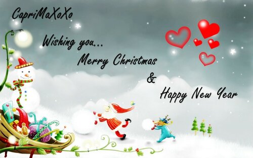 Awesome Christmas ecard - Free beautiful animated greeting cards with wishes for a happy Christmas
