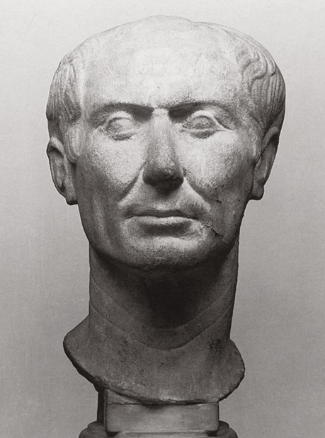 Гай Юлий Цезарь (100-44 г.г. до н.э.). 1ый век до н.э. Возможно прижизненный бюст (единственный.)."Tusculum bust" Gaius Julius Caesar