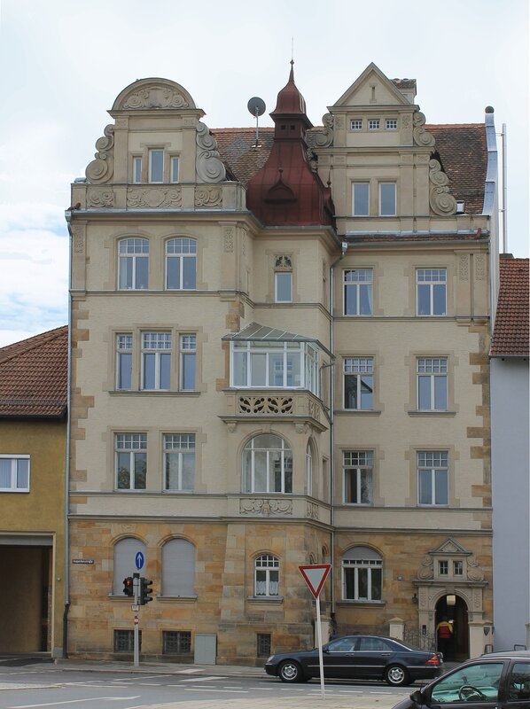 Bamberg. Embankment of the Main-Danube canal