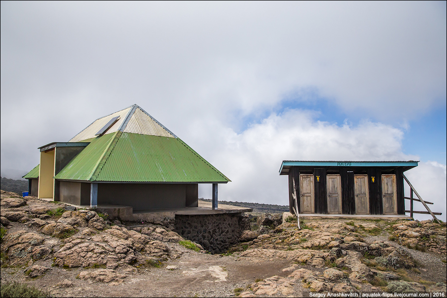 Быт во время восхождения Килиманджаро