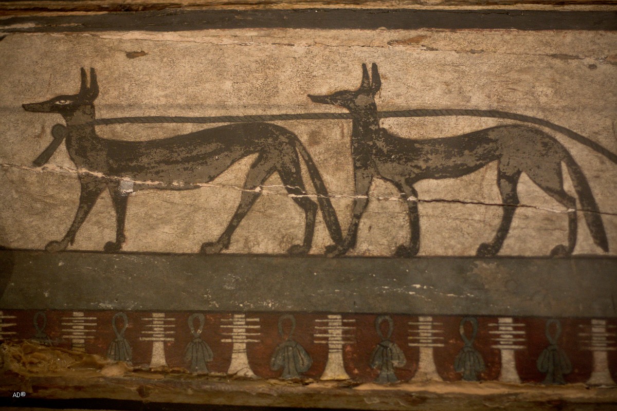 Рисунки на саркофаге «певицы (жрицы) бога Амона» Иусанх