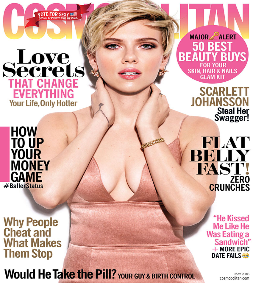 Scarlett Johansson - Cosmopolitan US (May 2016)