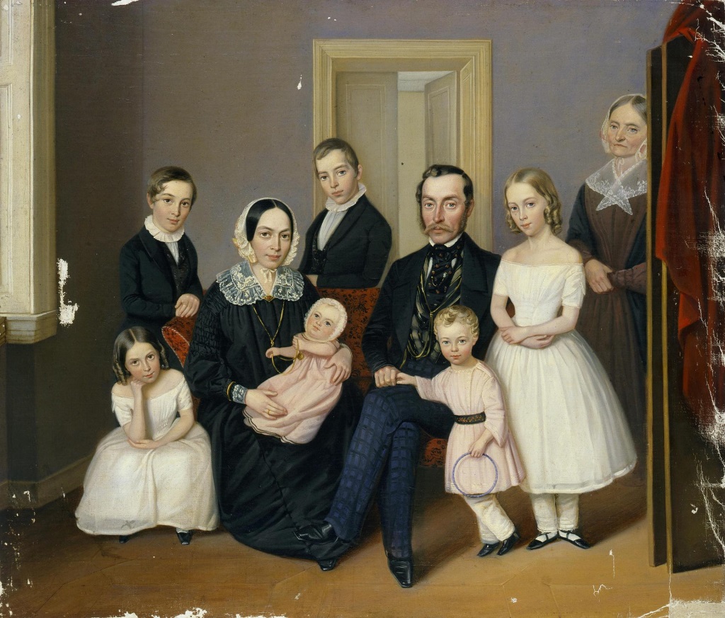 Евграф Сорокин семейный портрет