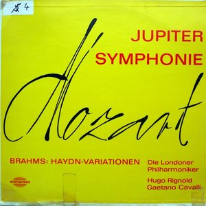 Mozart. Jupiter-Symphonie &amp; Brahms. Variationen über ein Thema von Haydn (1964) [Somerset, 586]