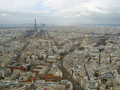 Вид на Париж с башни Монпарнас