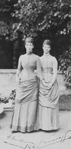 1885. Александра Датская и императрица Мария Фёдоровна