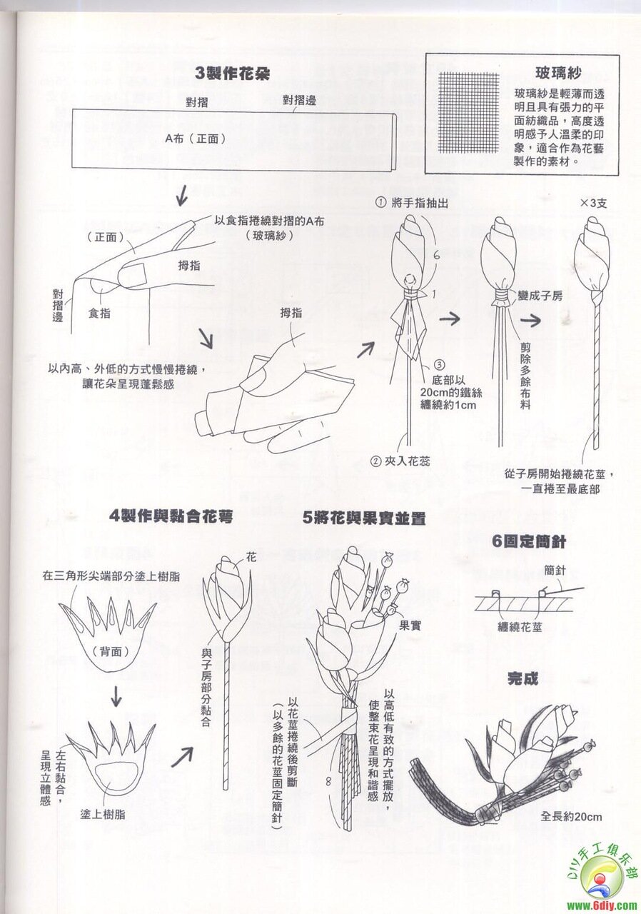 Corsage book teaching (with pattern)