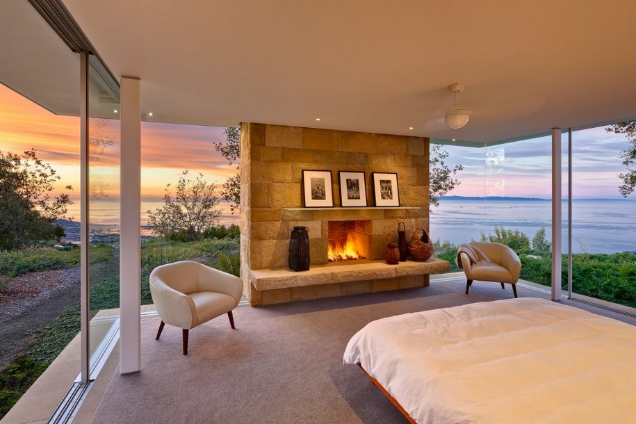 Дом в Калифорнии с видом на побережье Санта Барбары