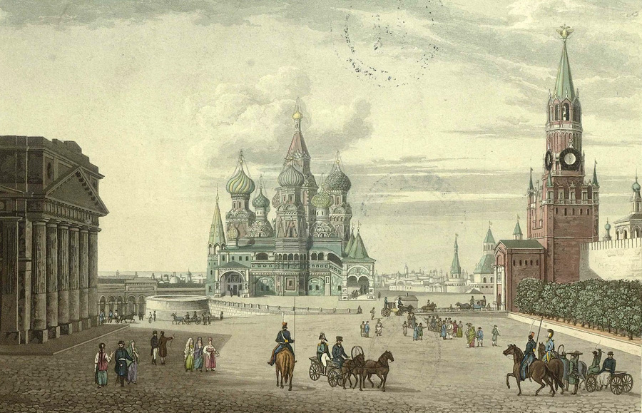 московский кремль и красная площадь история
