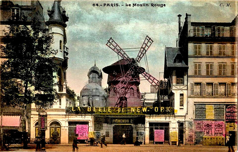 Le Moulin Rouge elefant 1900