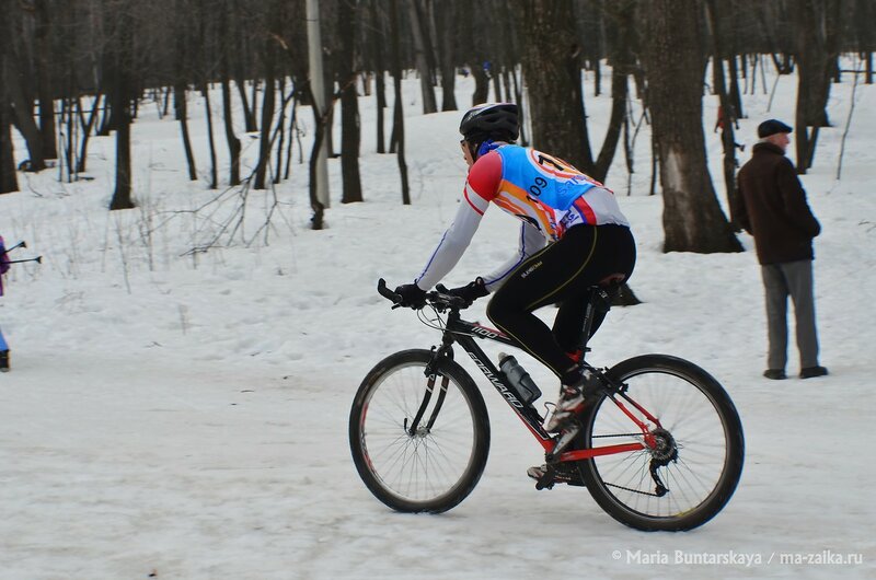 Лыжно-велосипедная эстафета, Саратов, 5-я Дачная, 22 марта 2015 года