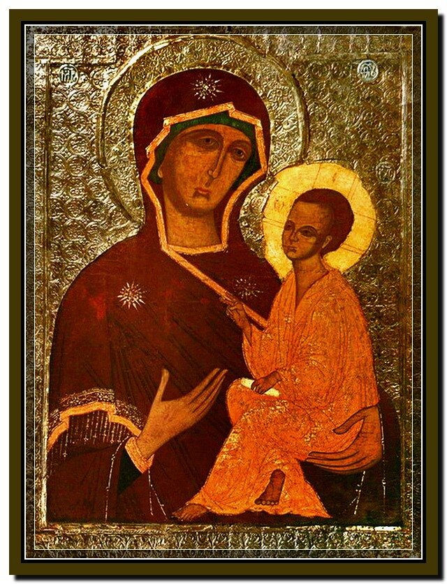 Тихвинская икона Божией Матери.