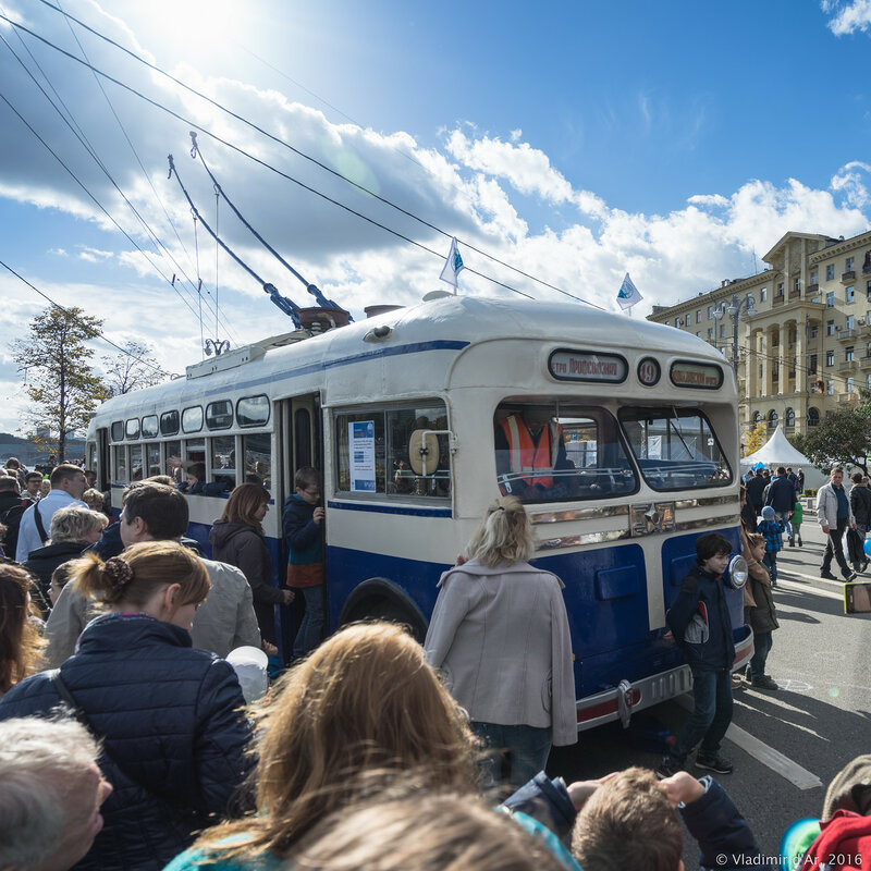 Праздник Московского Троллейбуса