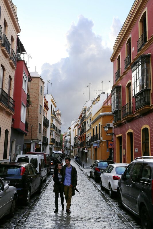 Seville. Conde de Barajas street (Calle Conde de Barajas)